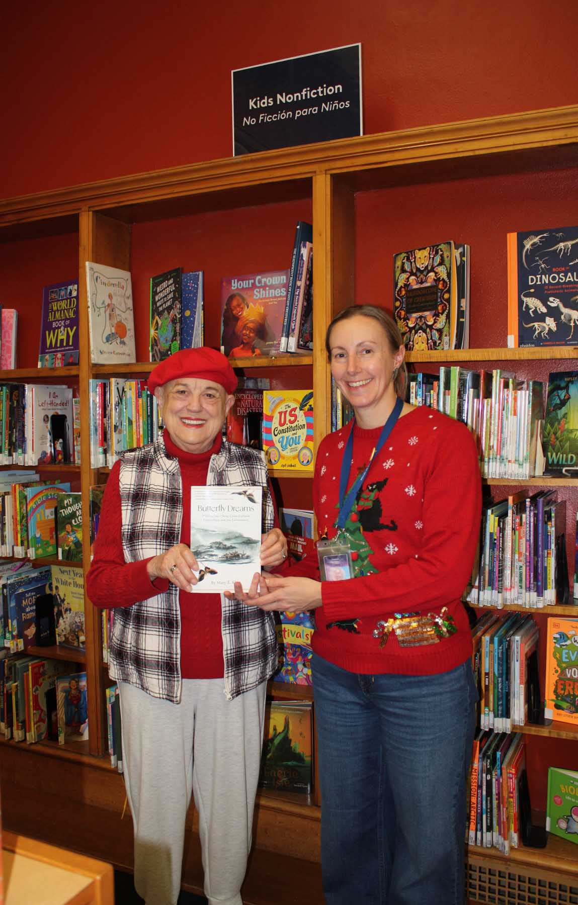 Mary Klug at Pleasant Ridge Branch Library, Cincinnati, OH