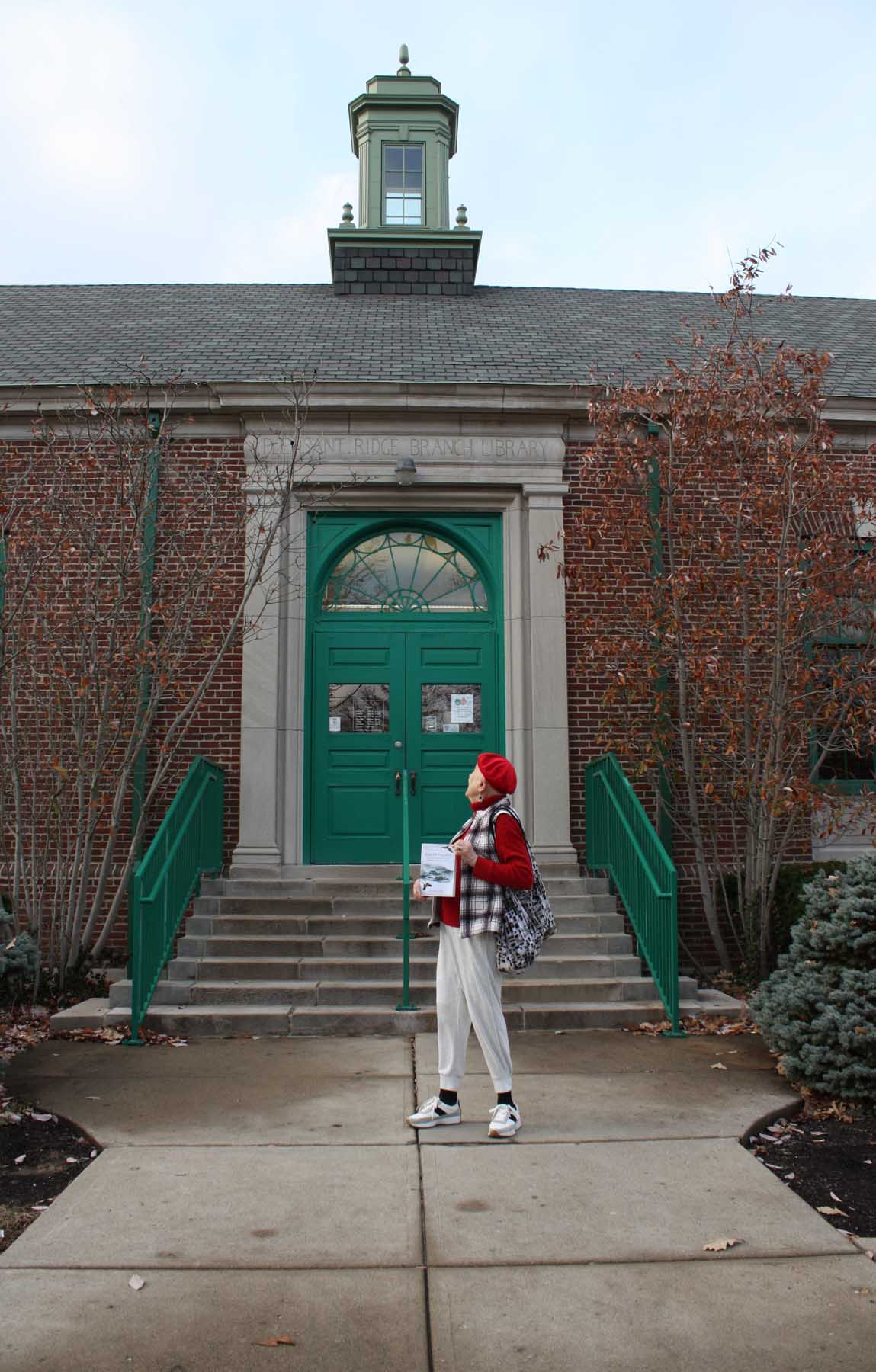 Mary Klug at Pleasant Ridge Branch Library, Cincinnati, OH