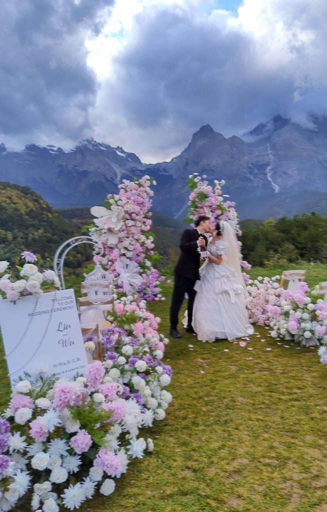 Snow Mountain wedding in China